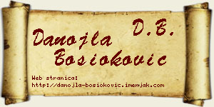 Danojla Bosioković vizit kartica